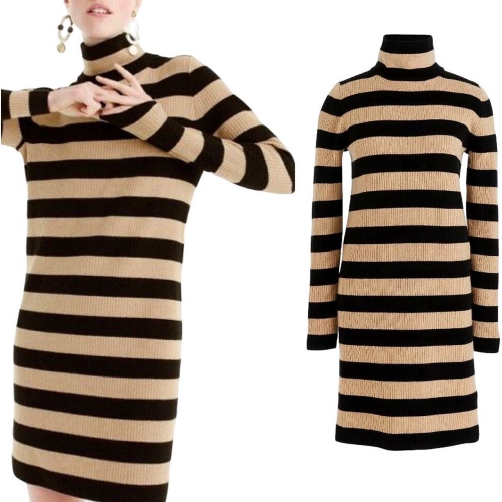J. Crew Striped Sweater Dress